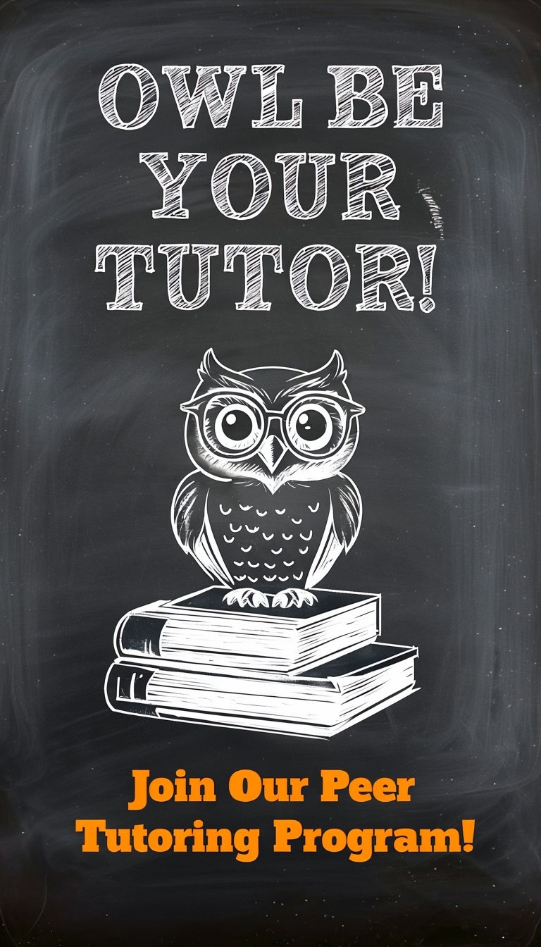 Chalkboard Owl Tutor Instagram Story Design for Engagement