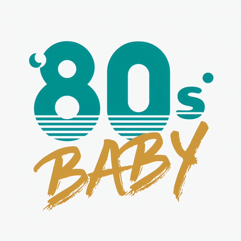 Retro 80s Baby Minimalist Graphic T-Shirt