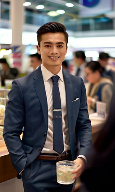 A good-looking young man by tanawint klinsingh - Playground