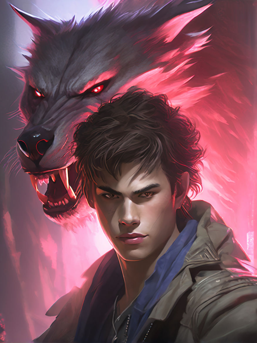 Hot male nerd teen werewolf