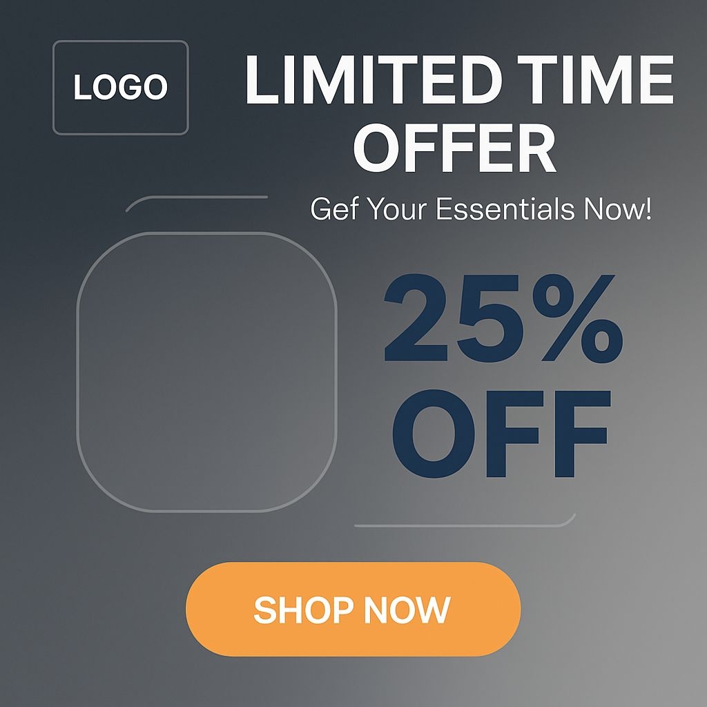 Modern Gradient Social Media Ad Template for Promotions Ads