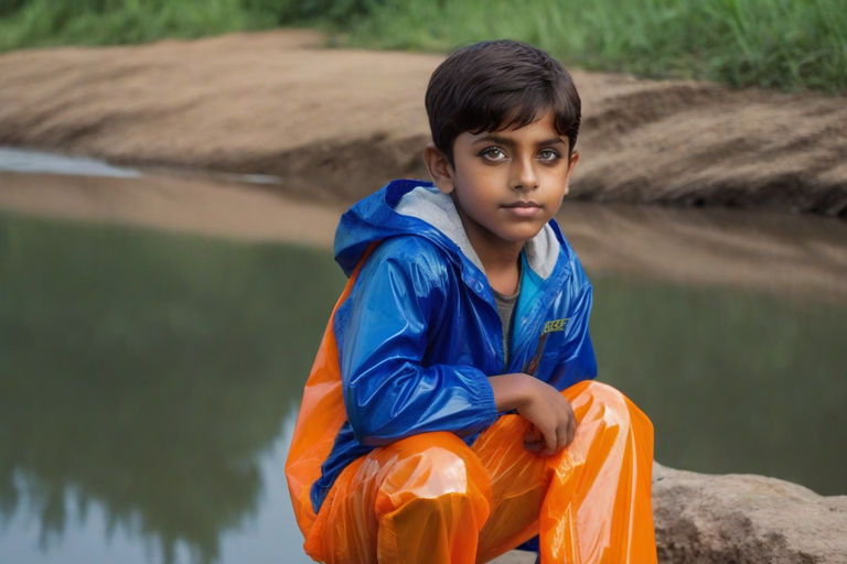 Portrait india balett boy 11 years old by mölny - Playground