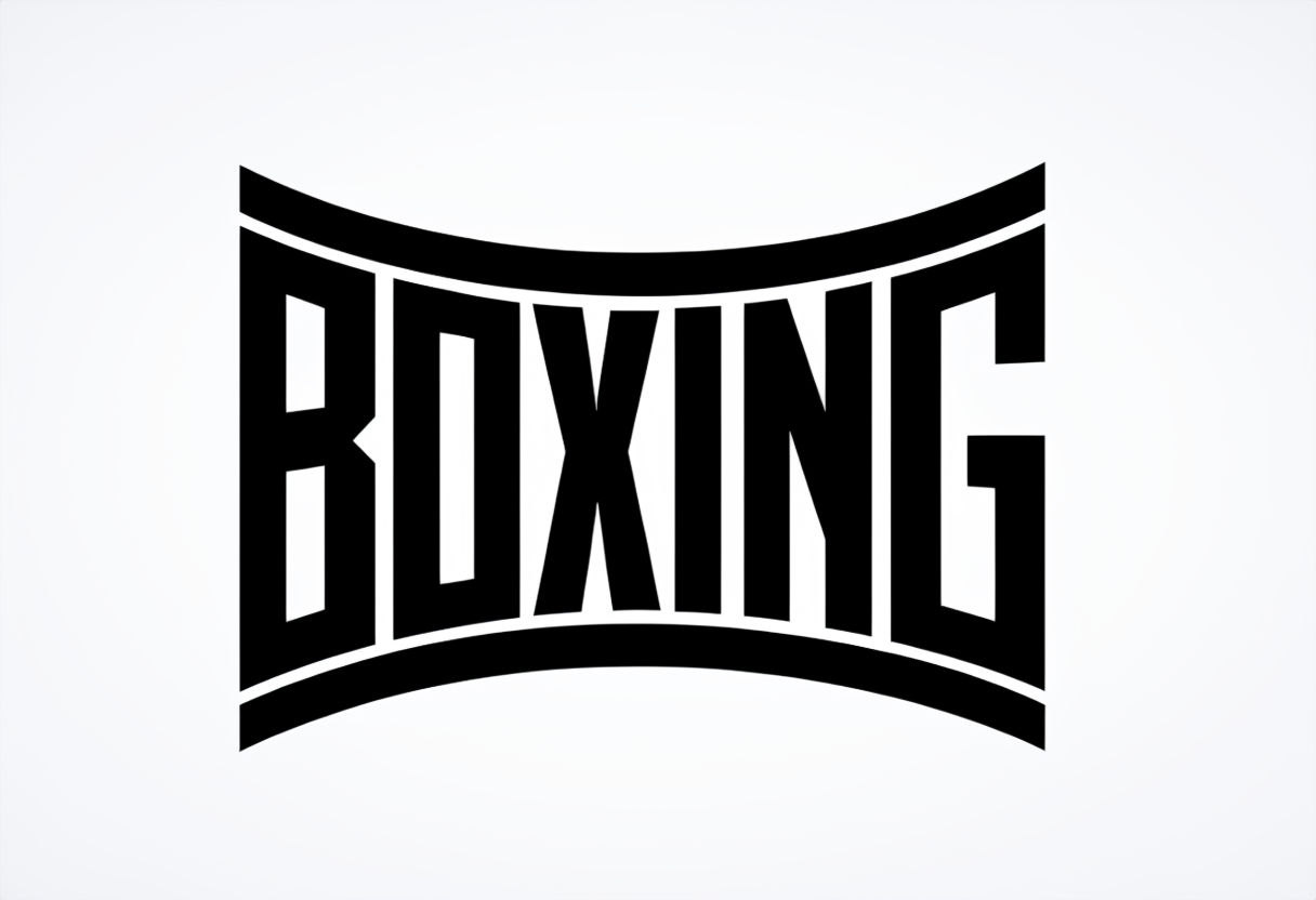 Modern Minimalist Boxing Logo Design for Hats
