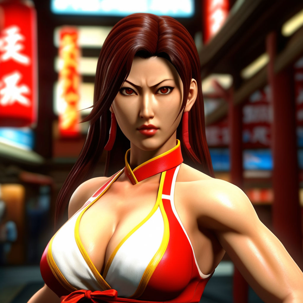 Mai Shiranui from the king of Fighters XV