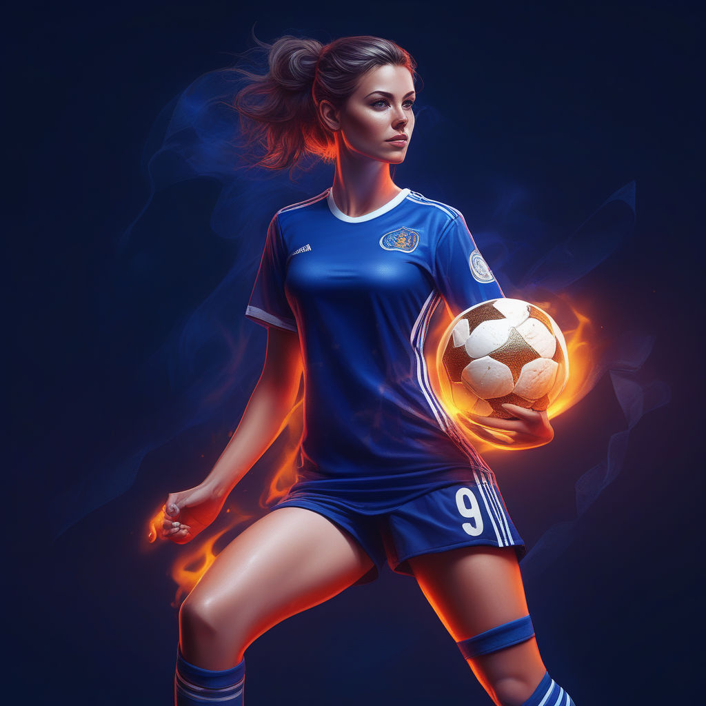 female soccer player