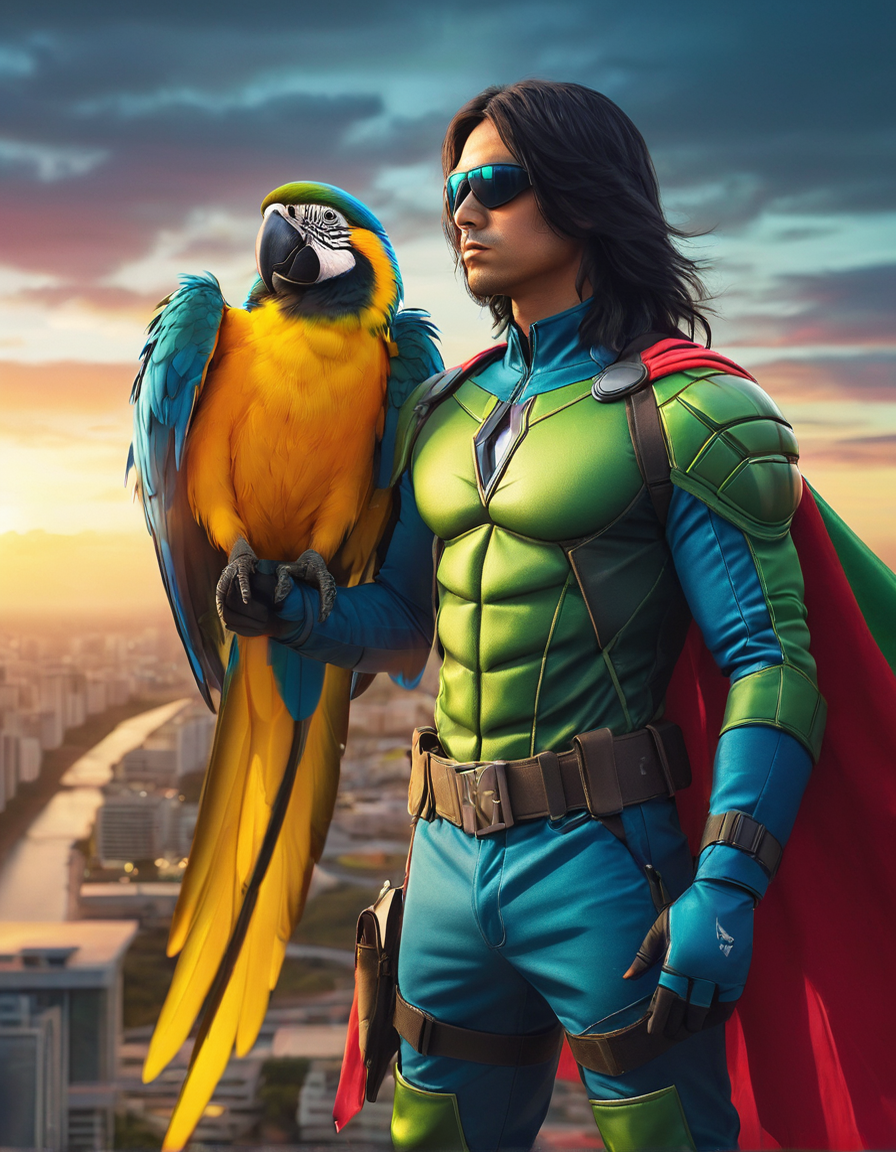 Macawman: Brazilian superhero by Kico Toralles - Playground