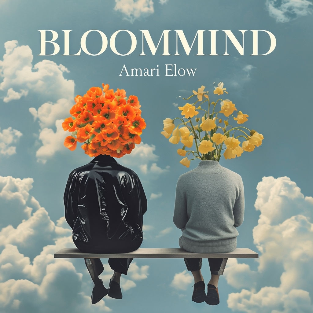 Surreal Floral Companionship on Floating Bench Album Cover