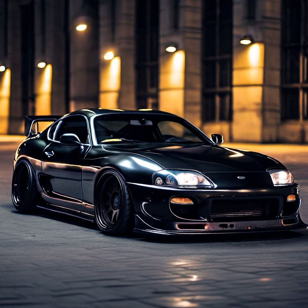 Night and matteblack supra mk4 with a nice rim by Denz Flores - Playground