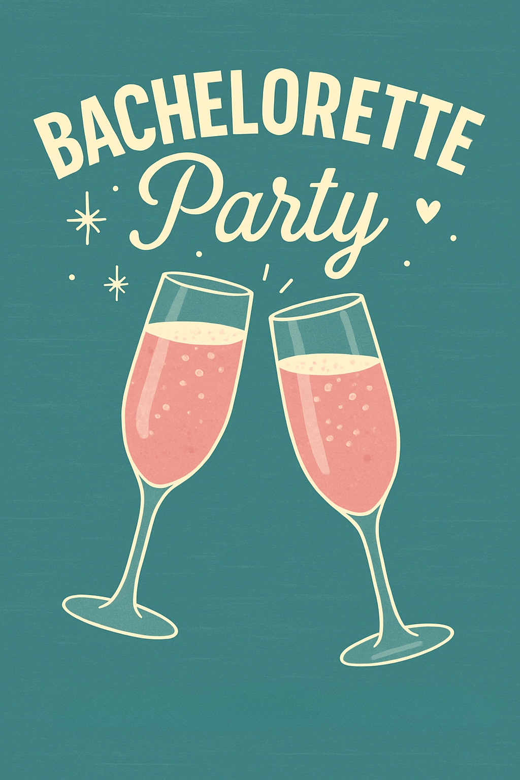 Elegant Bachelorette Party Celebration Invitation Design Card
