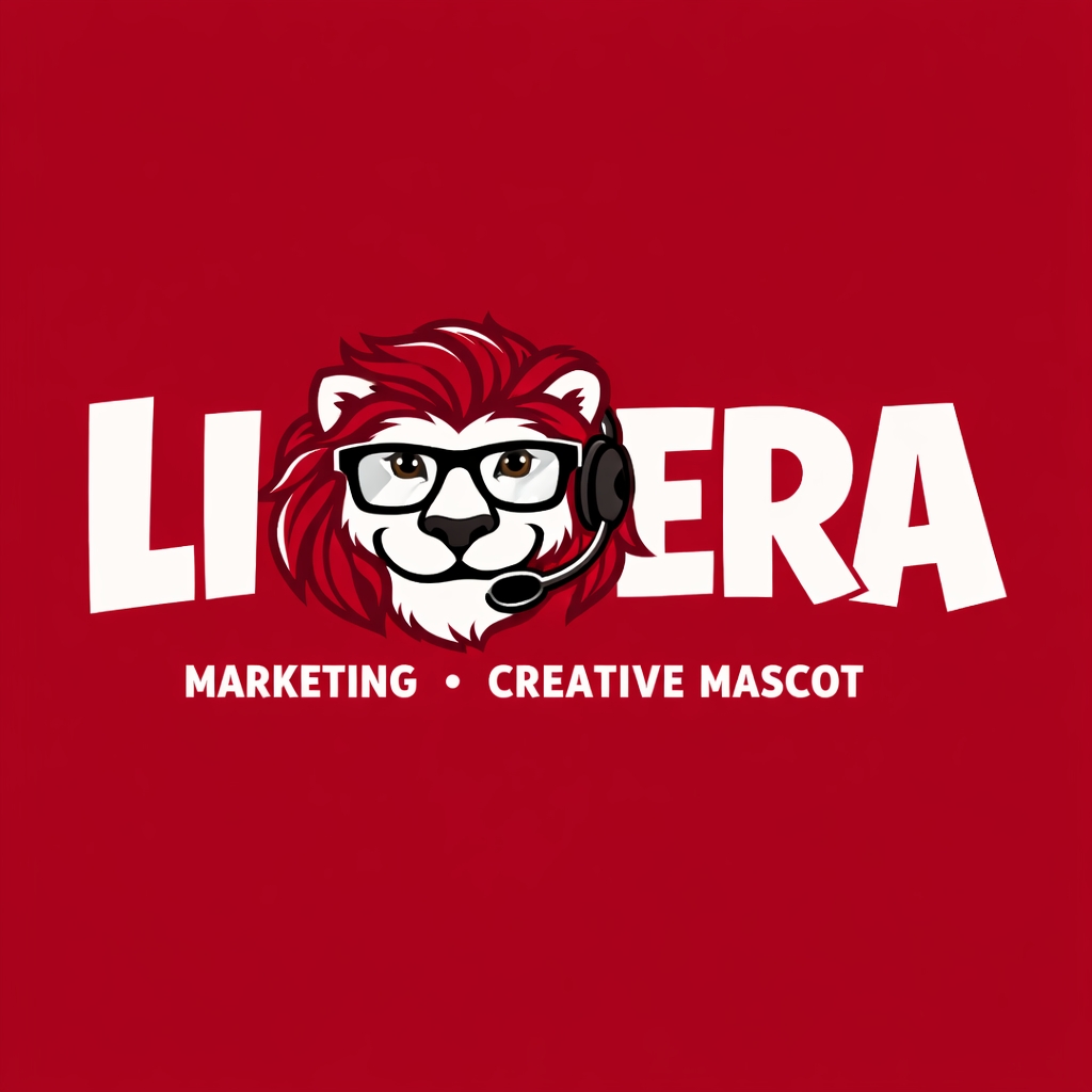 Vibrant Lion Mascot Illustration for Creative Marketing Logo