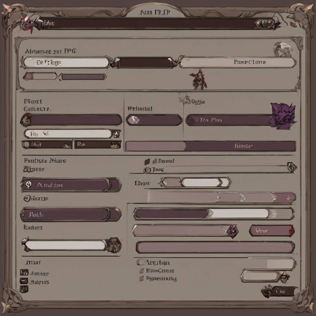 An RPG User Interface by Hogan Dromgool - Playground