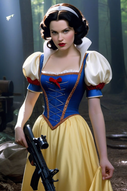 Live action Disney Princess Snow White as a survivor in a 20... by