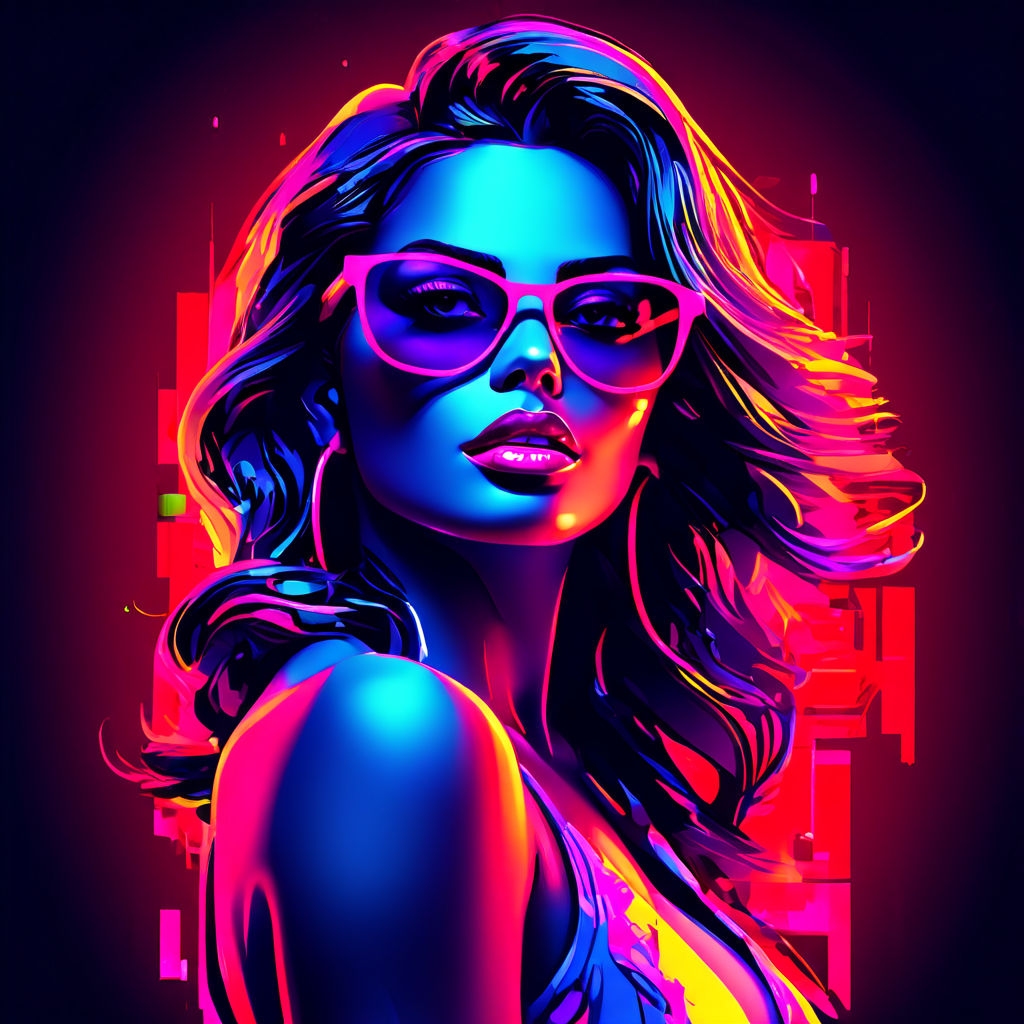 SEXY IMAGE NEON WPAP by Luciano De nobrega - Playground