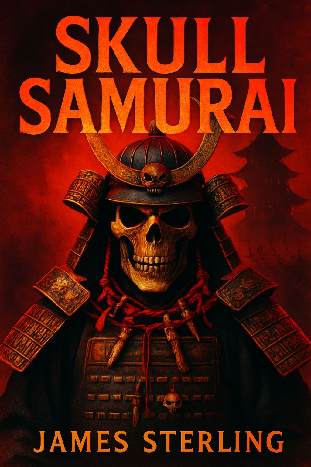 Striking Skull Samurai EBook Cover Design by James Sterling