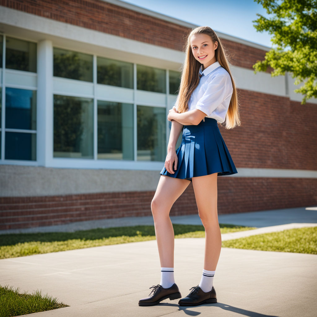 Photo depicting a caucasian 9th grade schoolgirl by Charlotte Graham ...