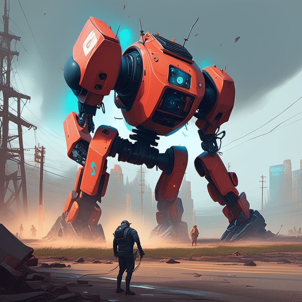 Crashing robots by daniyal cinichi - Playground