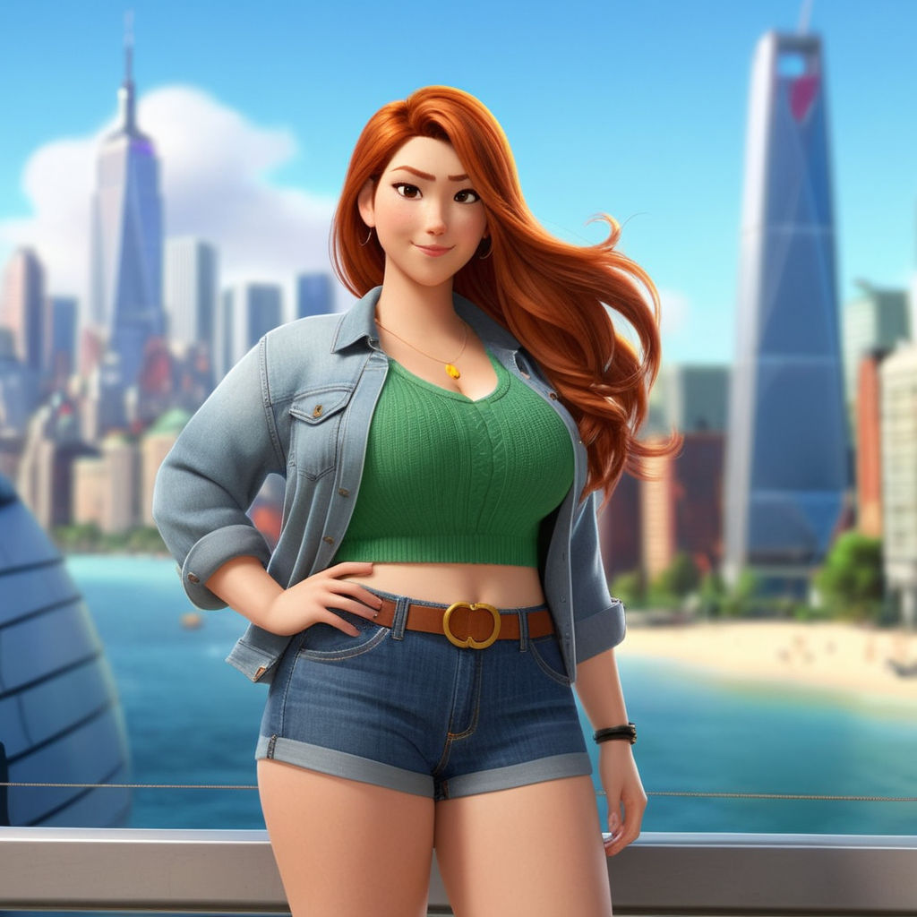 Impossibly thicc and curvy Mrs Incredible Disney Pixar