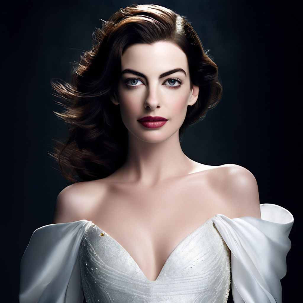 Check out this stunning portrait of Anne Hathaway as Arwen Evenstar