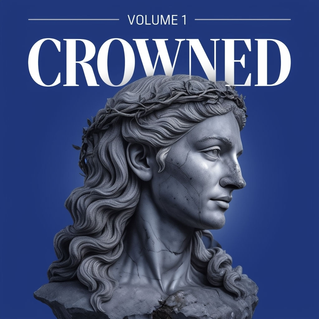 Crowned Volume 1 Ancient Bust Artwork with Regal Aesthetic Spotify Album Cover