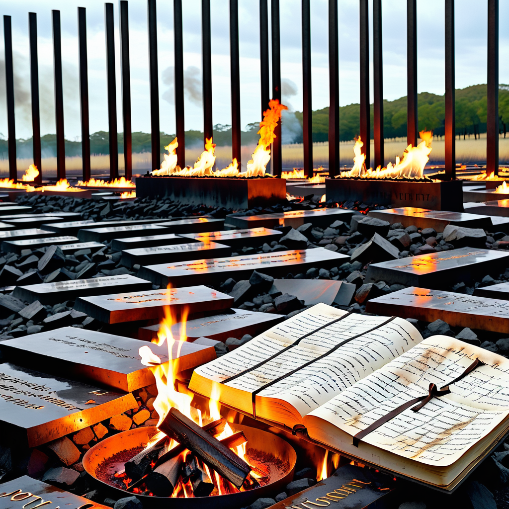 Sign displays a chilling message of condemnation by Al Pacifista ...