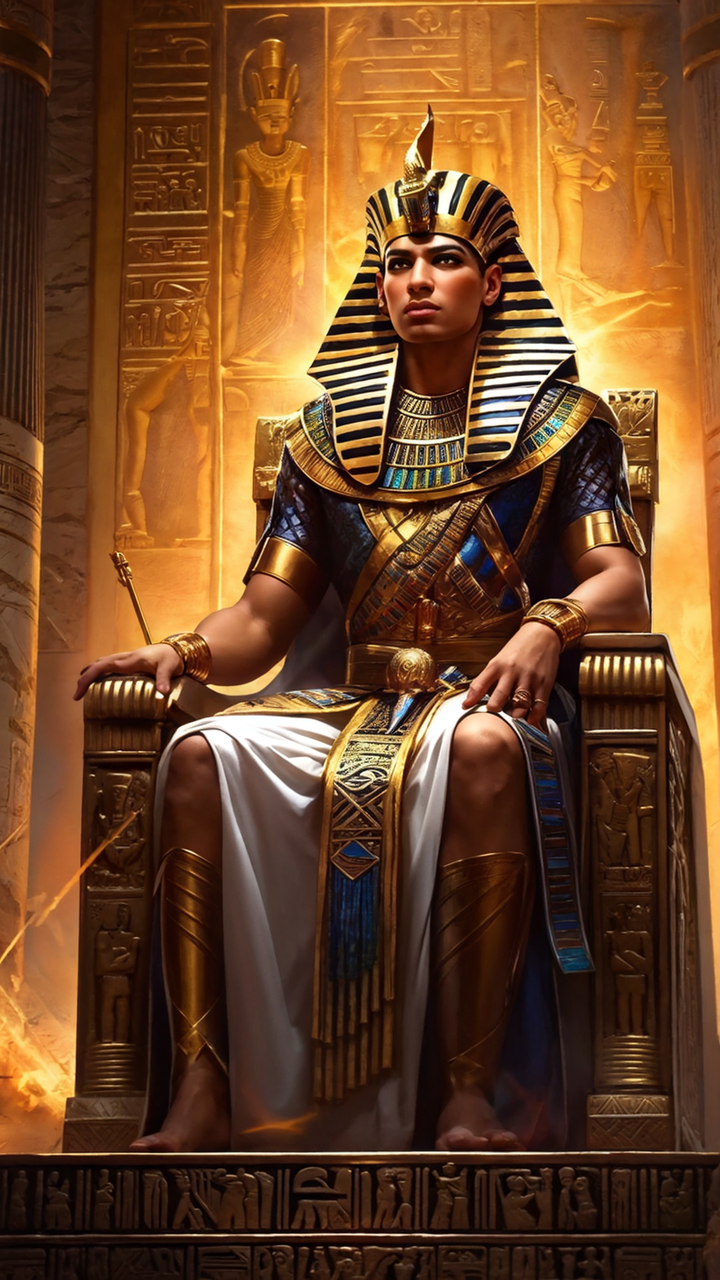 Egyptian pharaoh resembling former President Donald Trump by ...