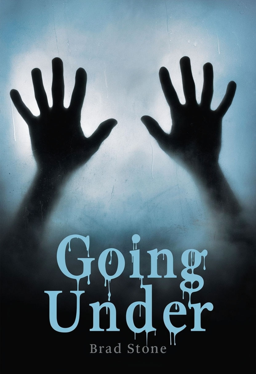 Eerie Silhouette Design for 'Going Under' EBook Cover