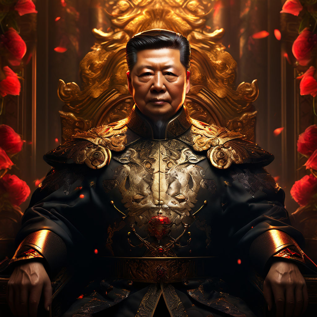 Chad xi jinping in the imperial style by Taisiia G - Playground