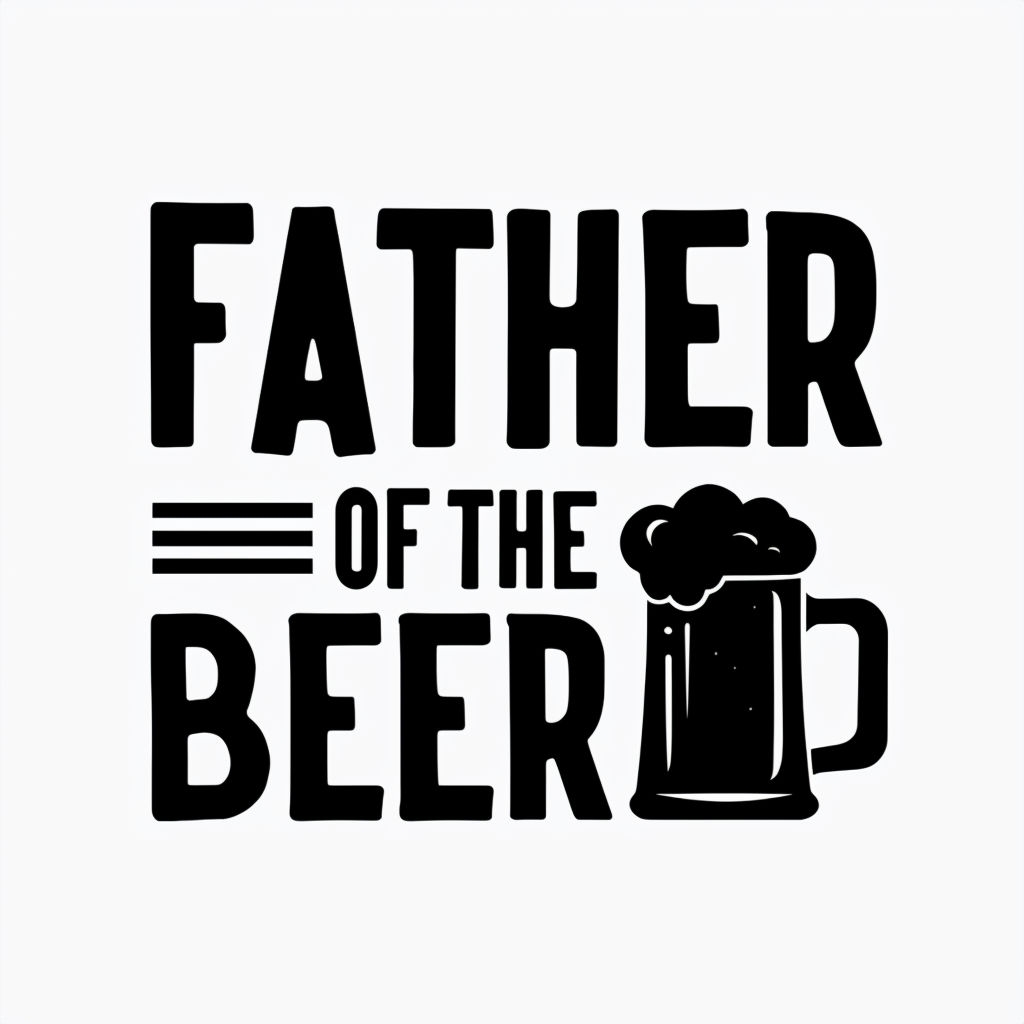 Father of the Beer Funny Graphic T-Shirt