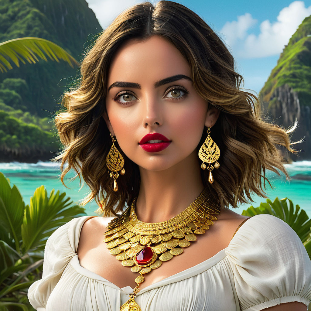 Ana de armas como elfa de sangre en la isla de quel danas by Mabel ...