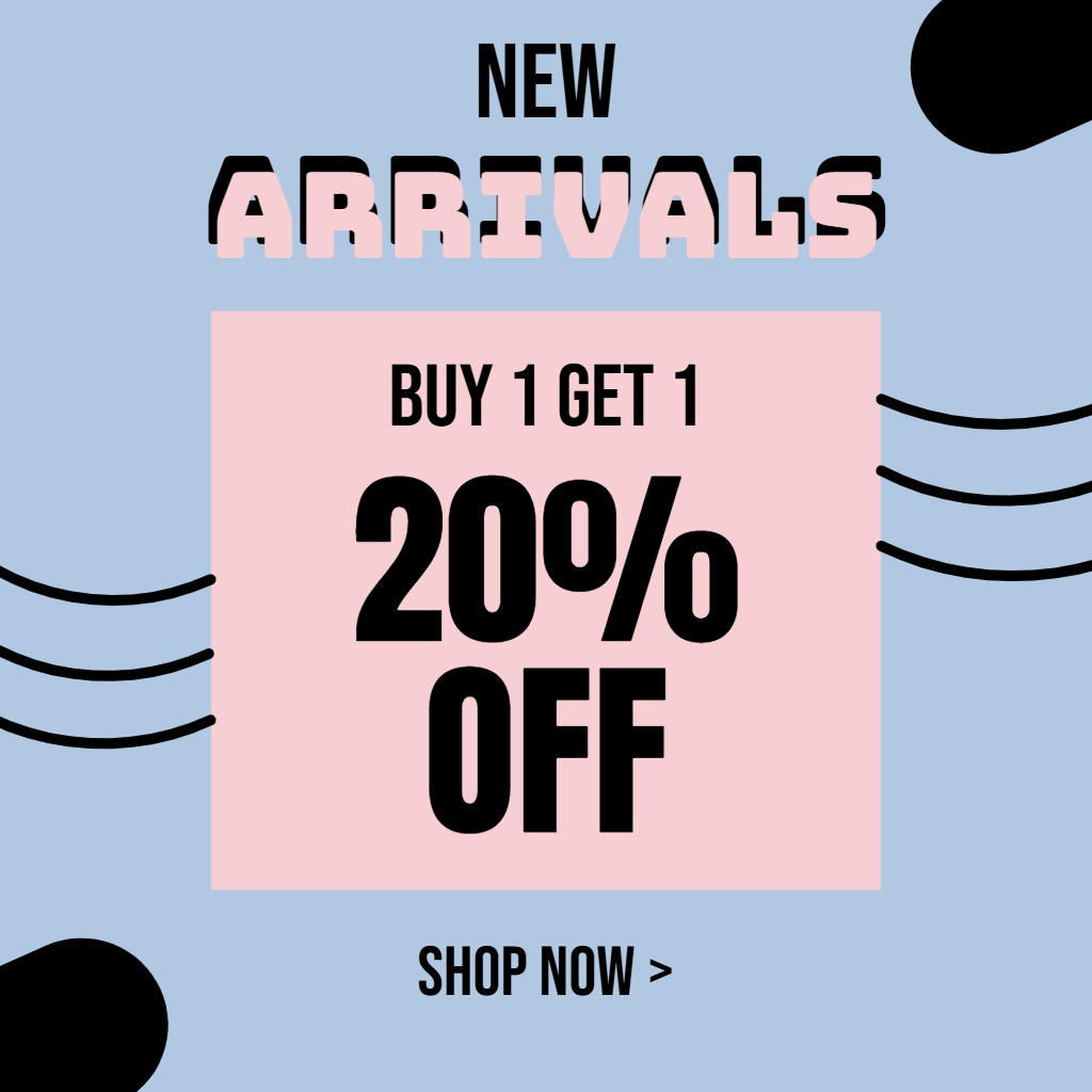 Modern Minimalist New Arrivals Promotional Banner for Instagram Posts