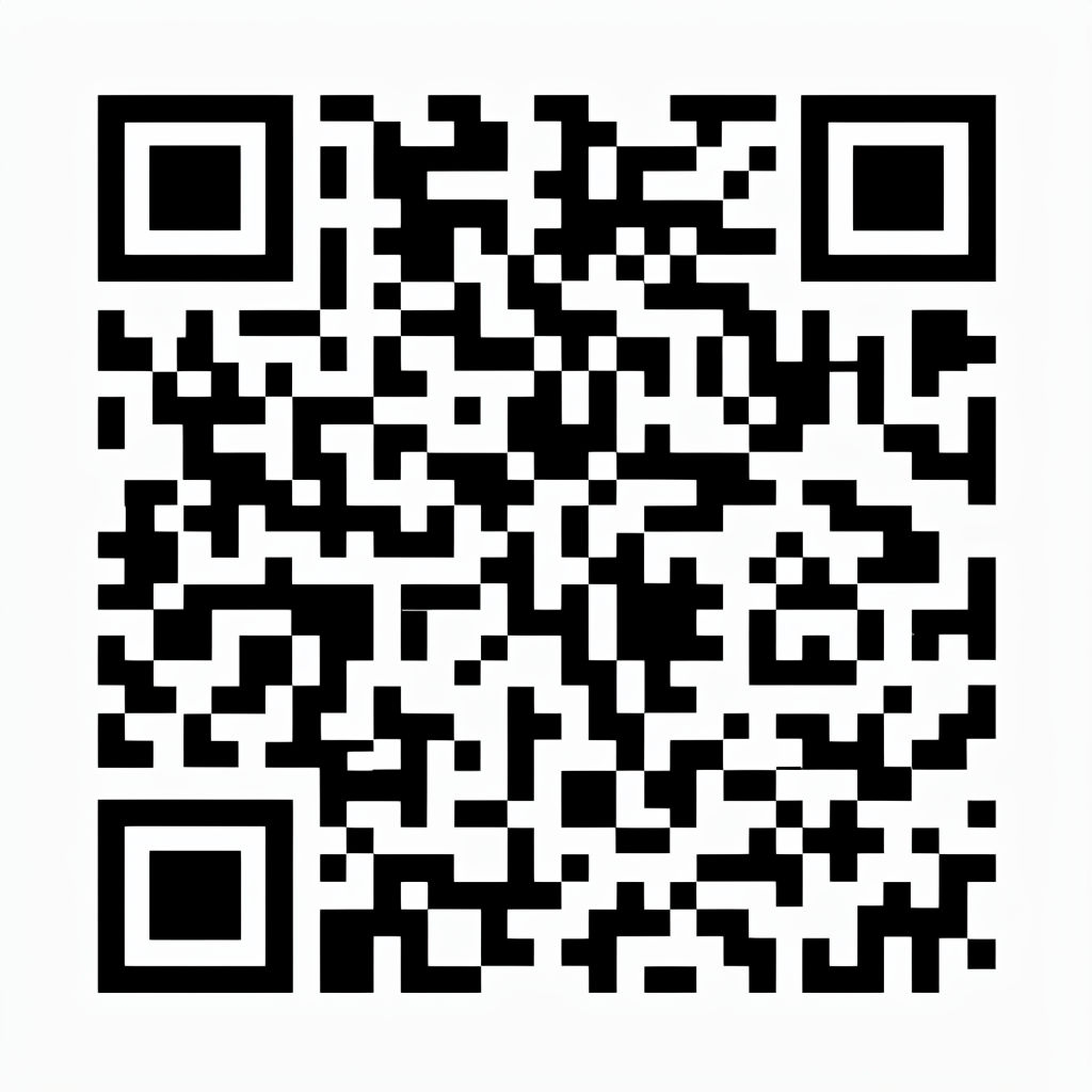 Monochromatic Large QR Code Design T-shirt