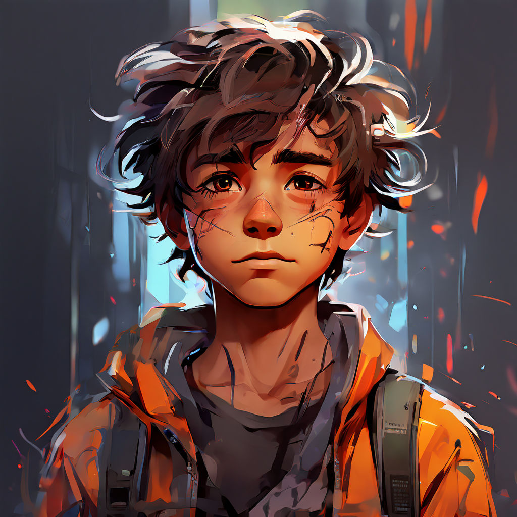 Messy Ai boy character profile picture by Arshad A - Playground