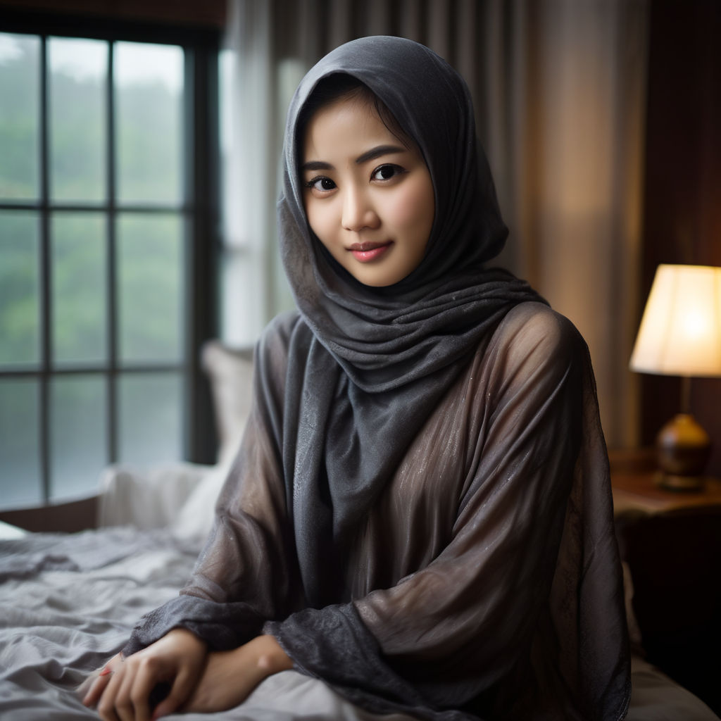 Nude hijab