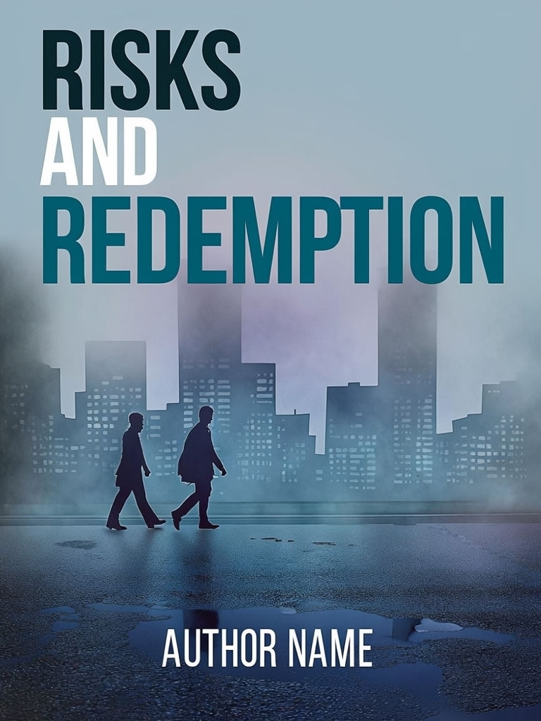 Modern Minimalist Risks and Redemption EBook Cover Design