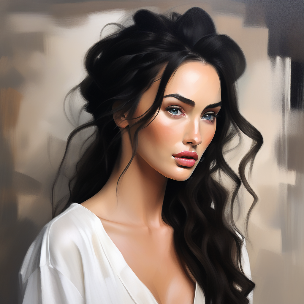 Megan Fox sad with updo by Jenn LuvsAudio - Playground