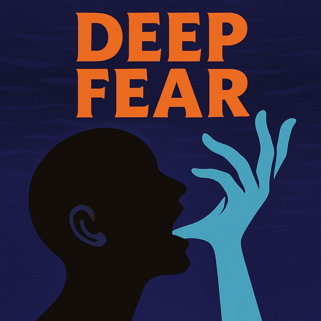 Deep Fear Dramatic Underwater Theme Album Cover for Spotify Album Cover