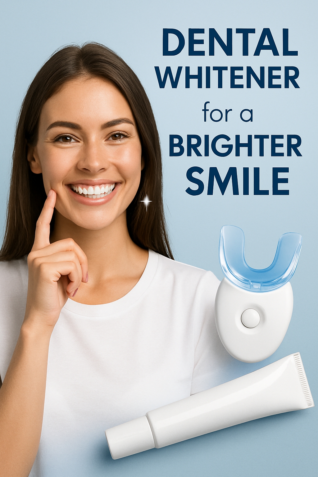 Bright Smile Dental Whitener Advertisement Social Media Post