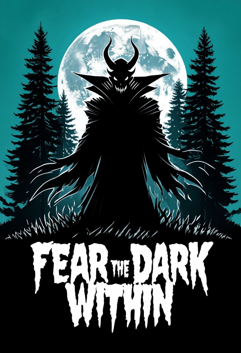 Sinister Demonic Figure Under Full Moon EBook Cover