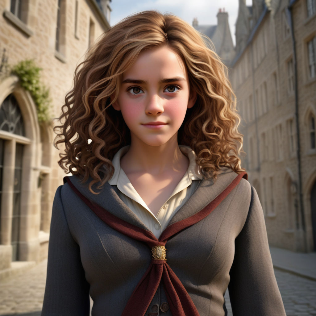 Real photo of Hermione from Harry Potter (busty