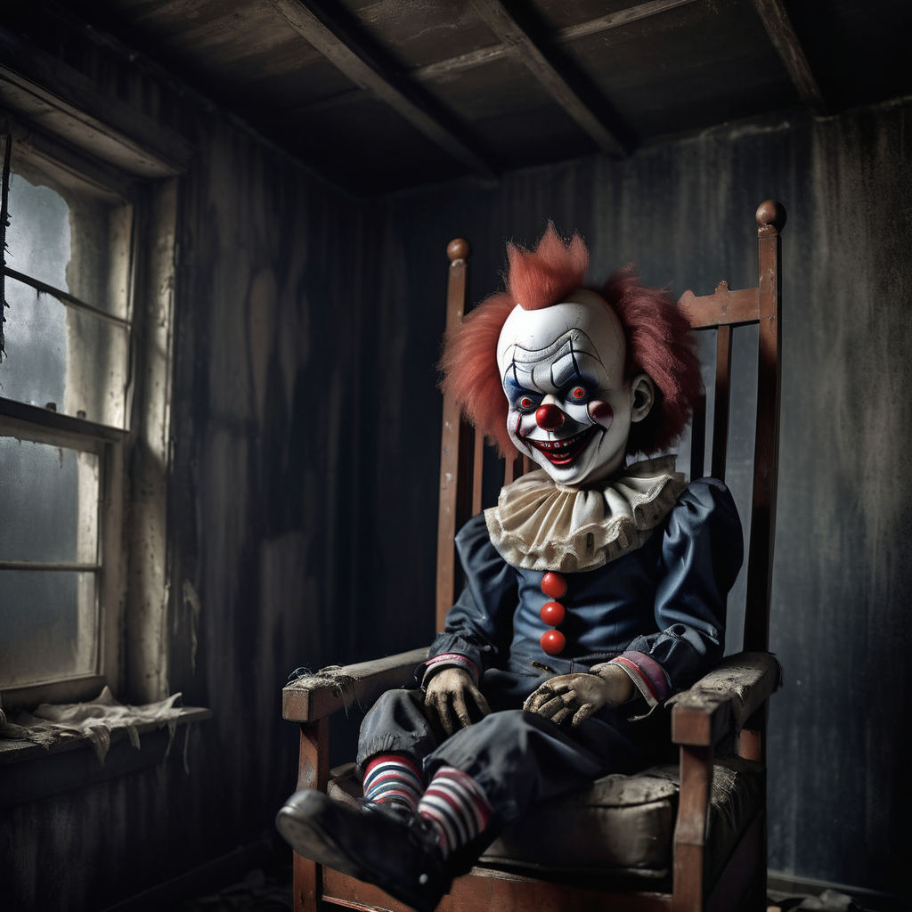 Little horror ventriloquist clown dummy by Roger - Playground