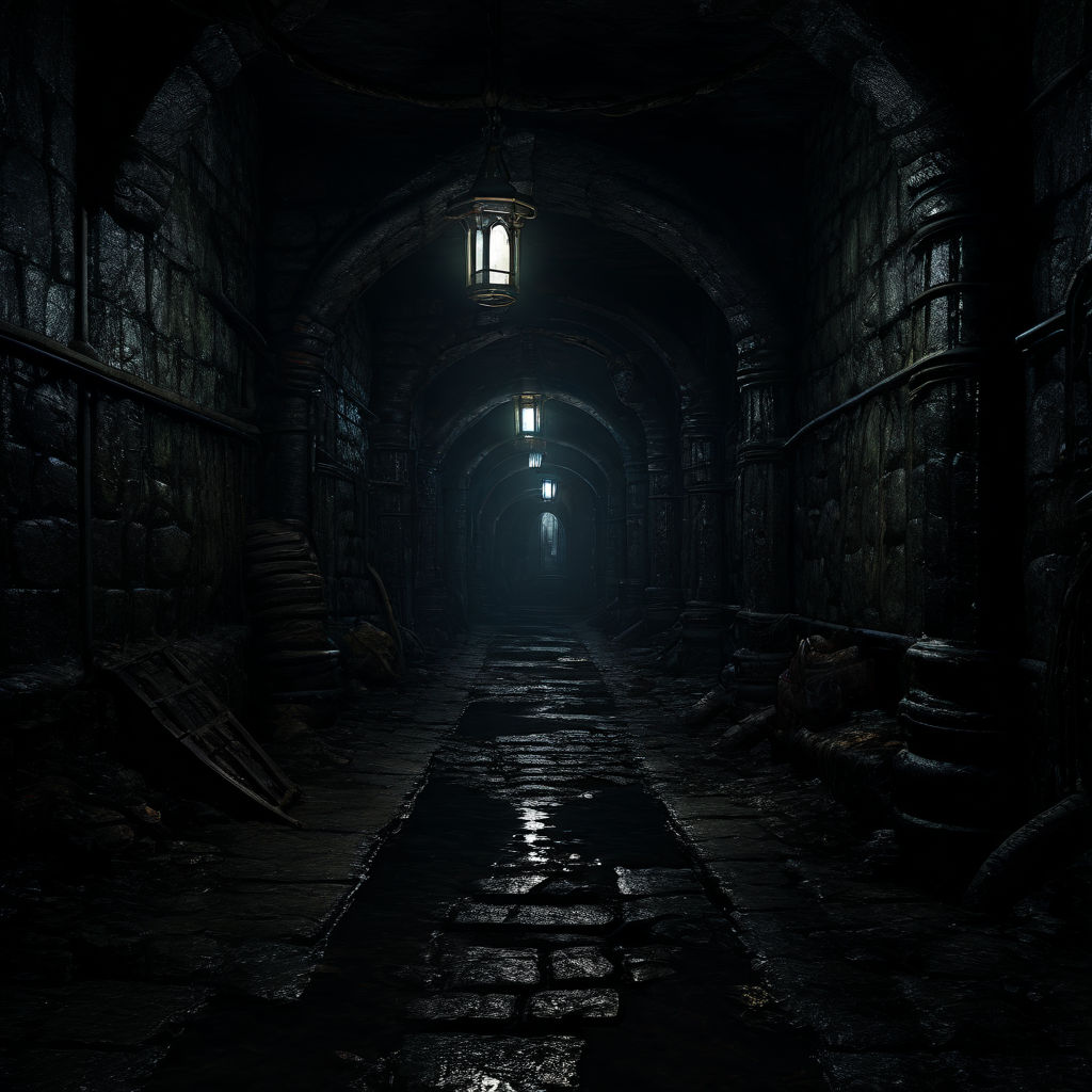 Dark medieval sewer by Makis Tron - Playground