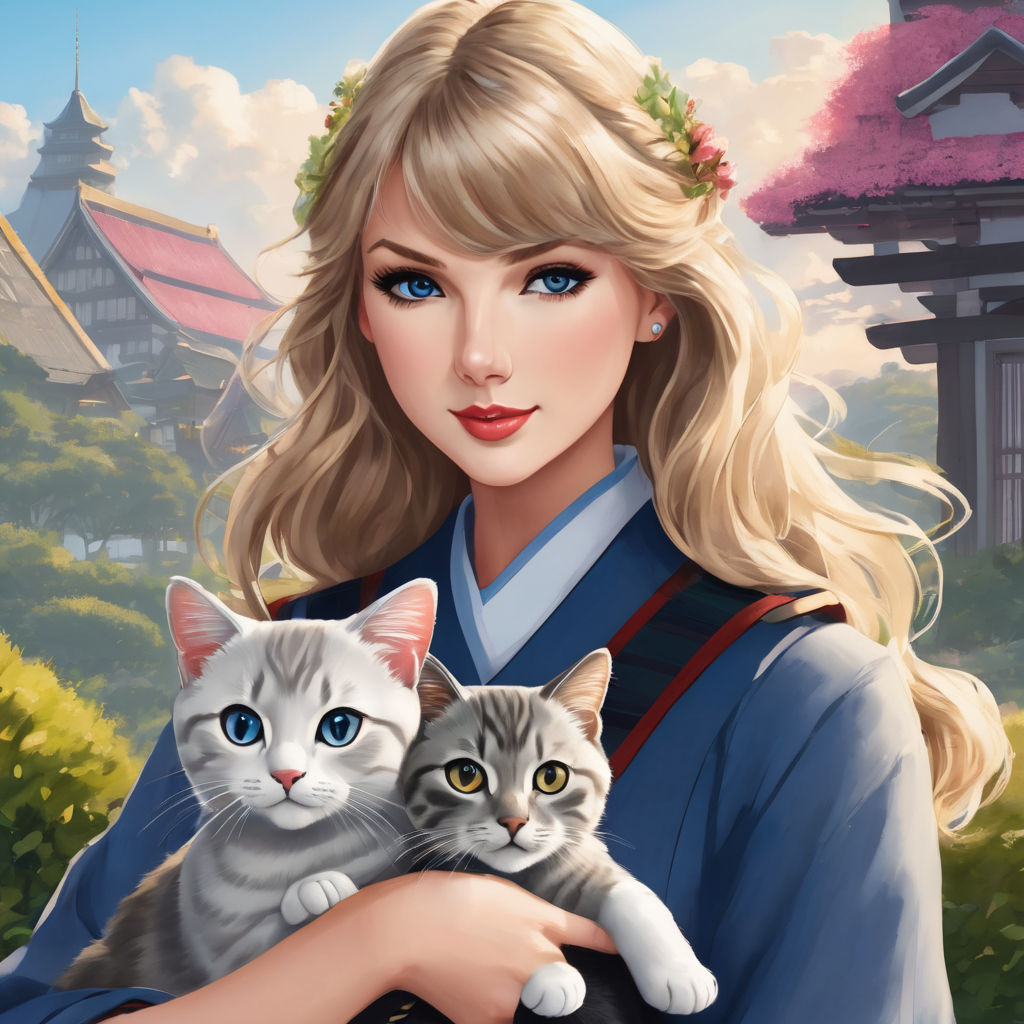 she is holding cats" - Playground