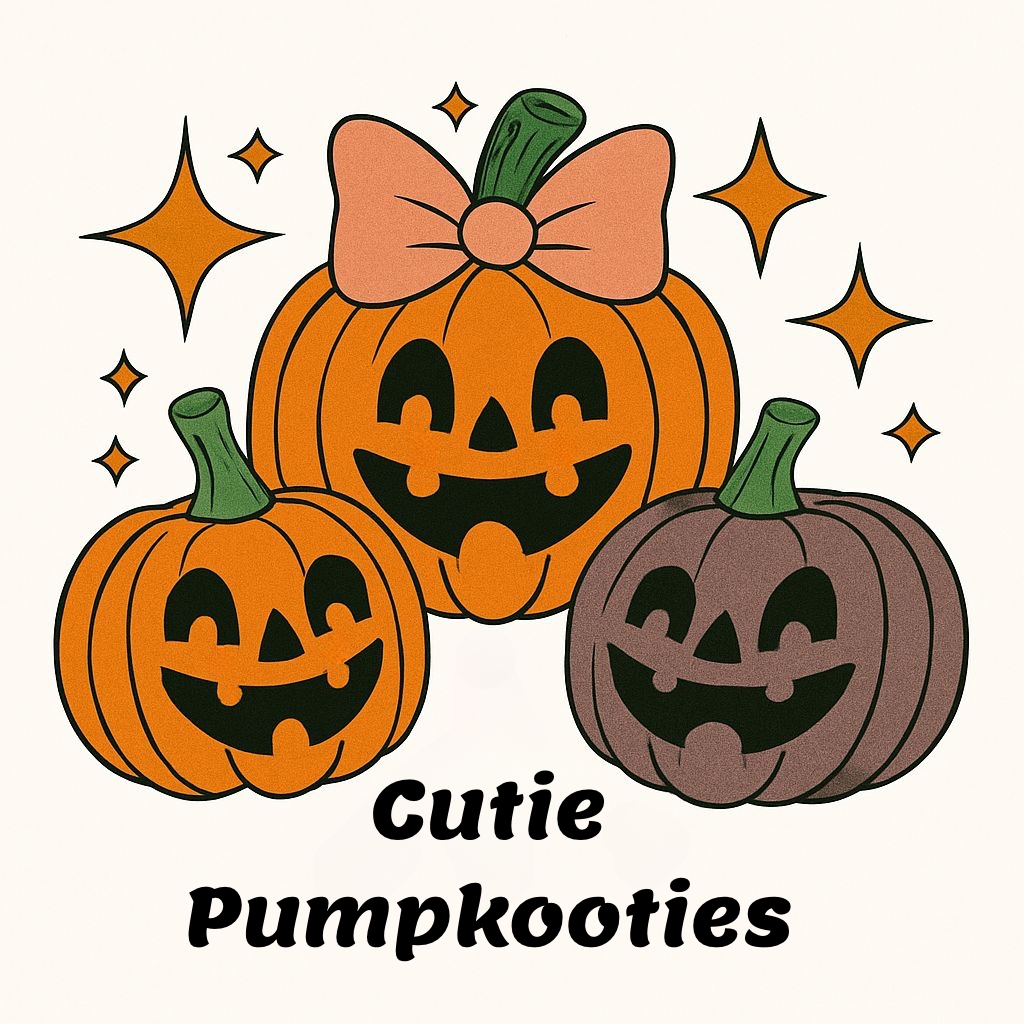 Playful Cutie Pumpkooties Cartoon Pumpkin T-Shirt