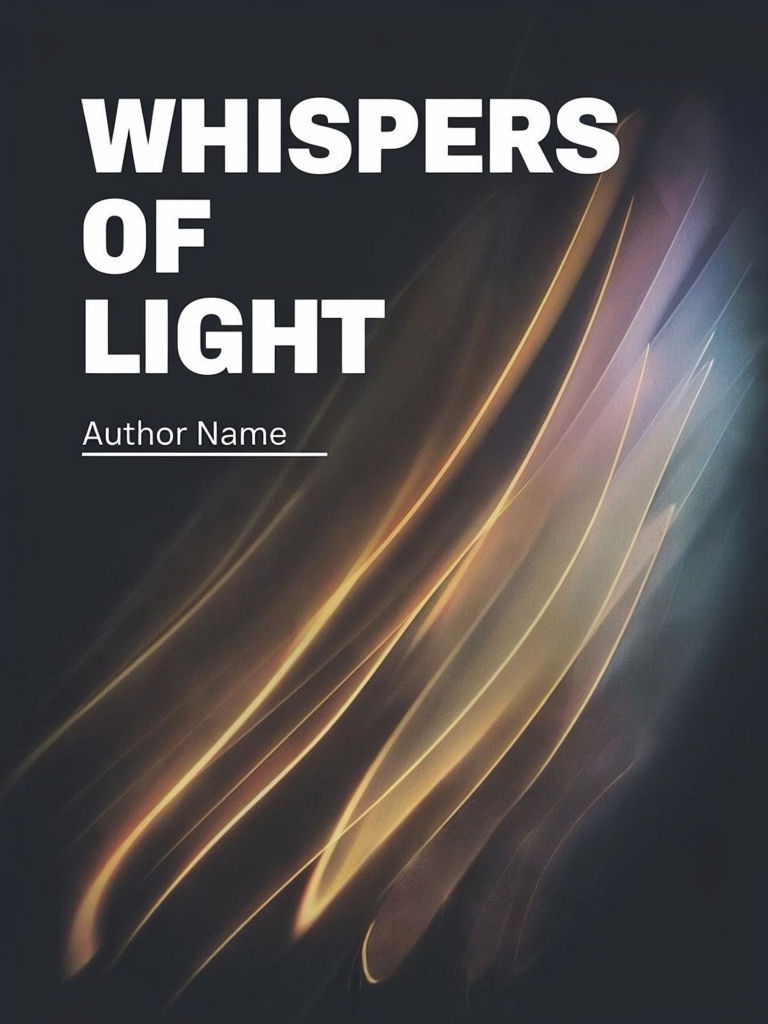 Whispers of Light Elegant Minimalist EBook Cover Design