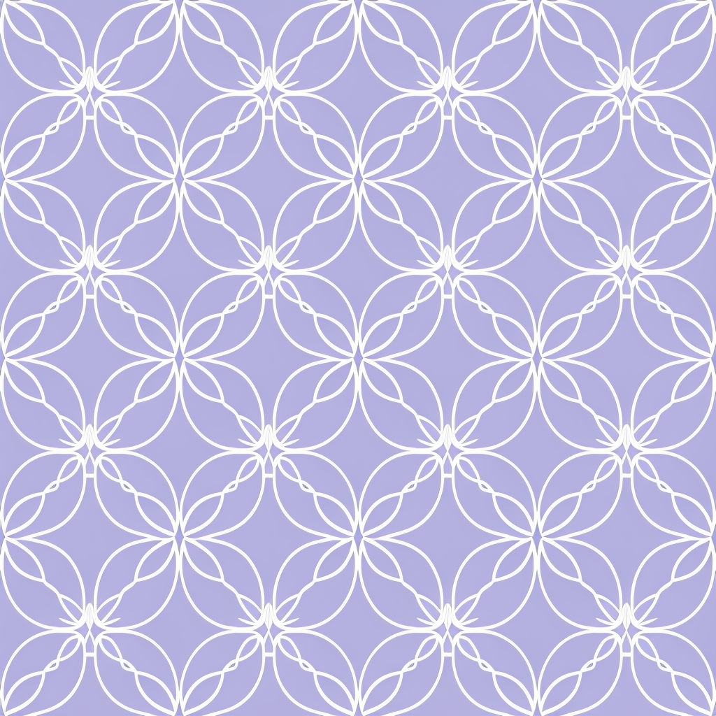 Intricate Lavender Butterfly Loop Geometric Pattern Design Seamless Pattern