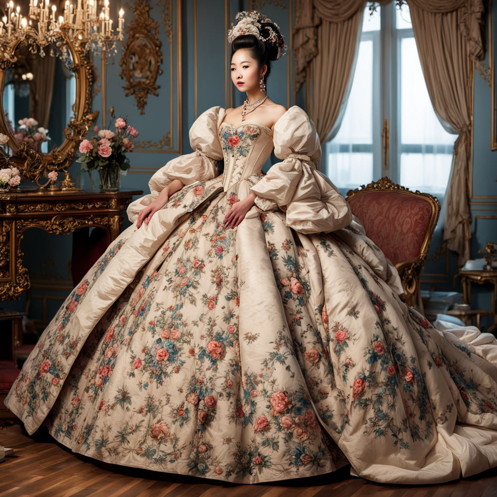 Fashion style rococo vetement