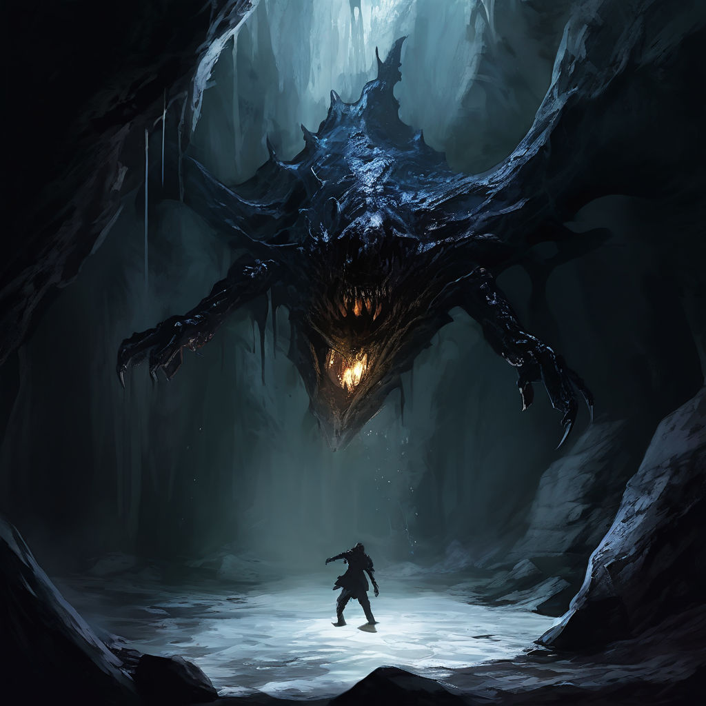 Dnd black bullet (creature from dnd) falling from the roof o... by