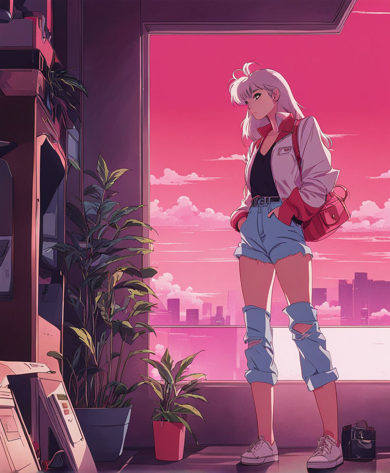 80s aesthetic anime by Nuno Borges - Playground