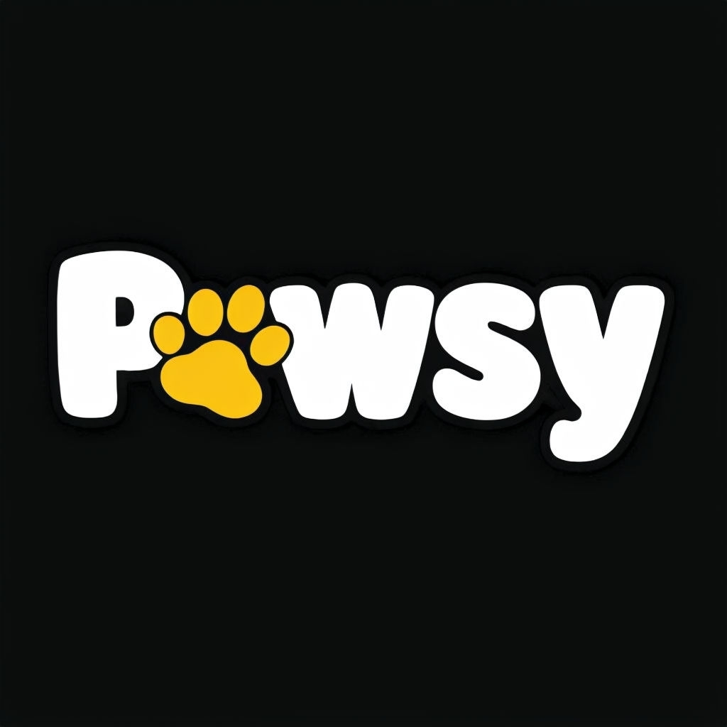 Friendly Pawsy Logo Design with Bold Colors for Pet Shop Logo