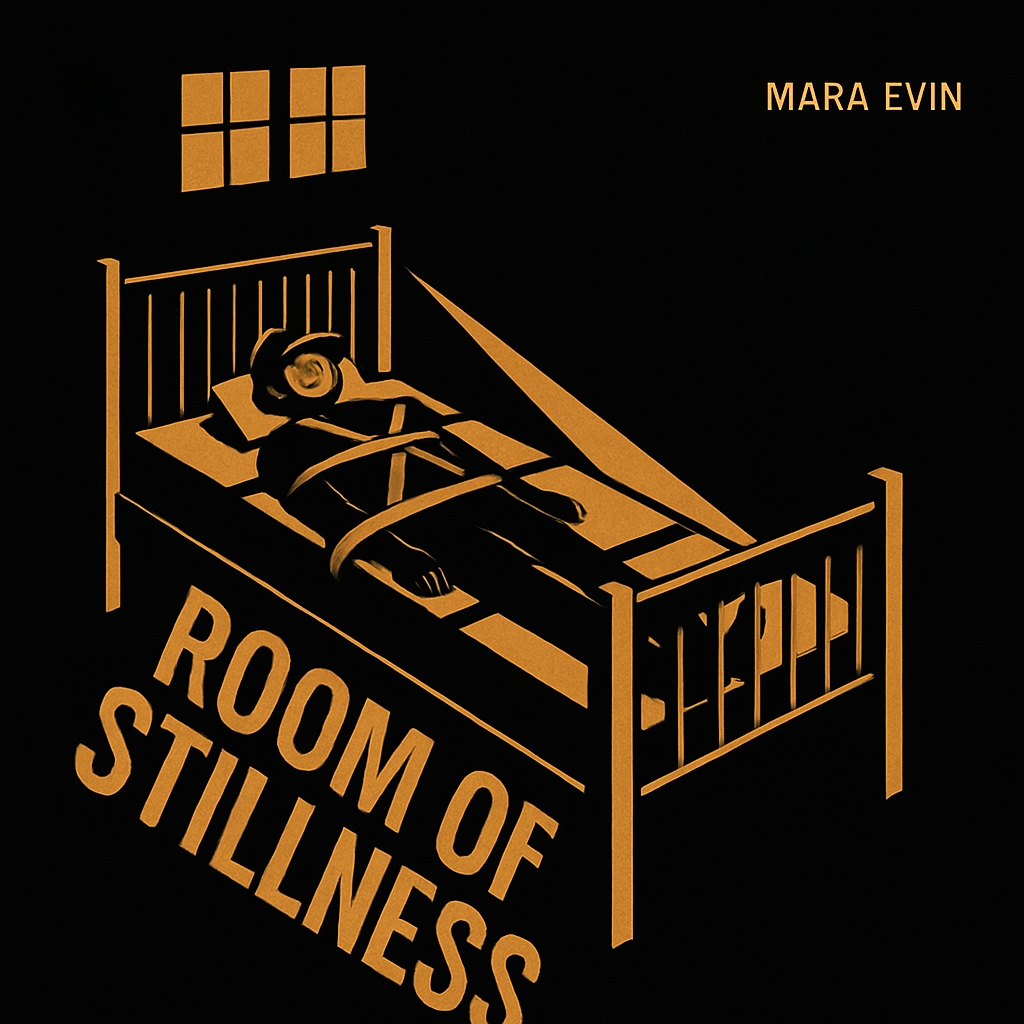 Minimalist Amber Yellow Bed Scene with Anonymity Artwork Spotify Album Cover